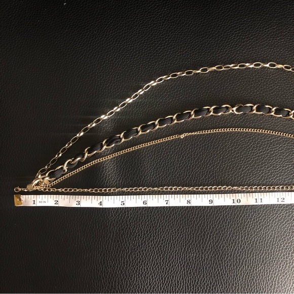 Forever 21 Black & Gold Chain Link Necklace - Picture 9 of 11